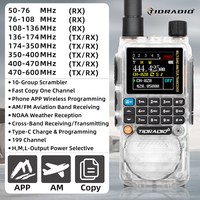 TIDRADIO H3 Walkie Talkie Air Band Long Range Two Way Radio Phone APP Wireless Programming Ham GMRS Type-C Programming & Charge