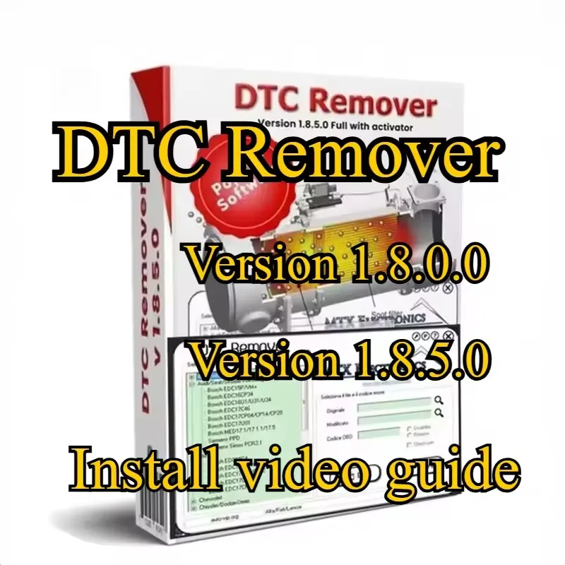 

MTX DTC Remover 1.8.5.0 With Keygen+9 Extra ECU Tuning SW Software ECU Fault Code Remover KESS KTAG FGTECH OBD2