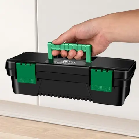 Caja de herramientas de Hardware PP multifuncional, organizador de herramientas, caja de almacenamiento de herramientas, caja de piezas portátil engrosada