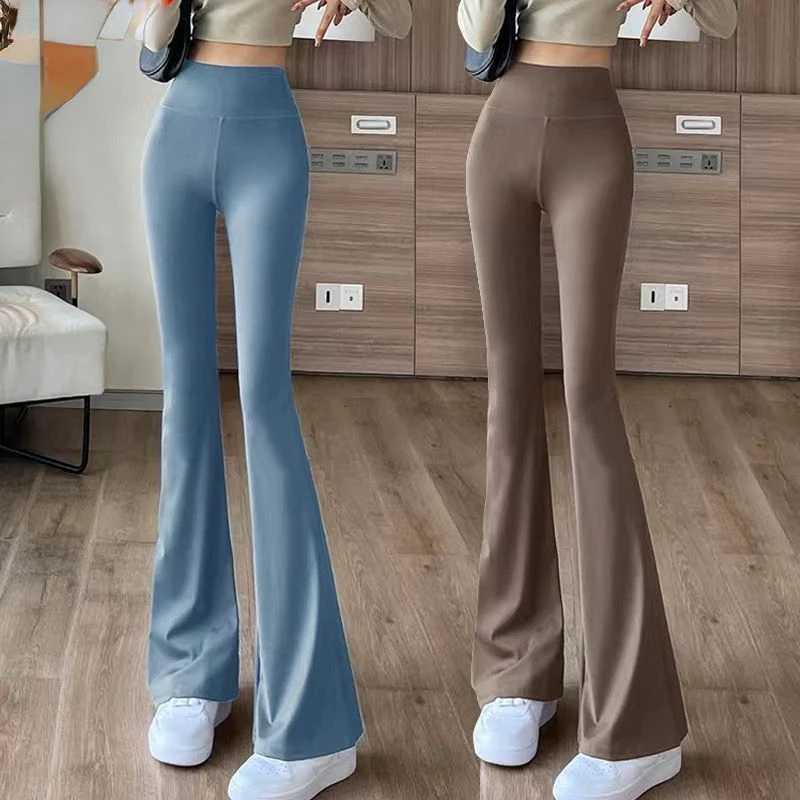 Pants Women 5 Colors Fashion Basic All-match Comfortable High Waist Leisure Elegant Korean Style Elasticity Simple Spring Solid