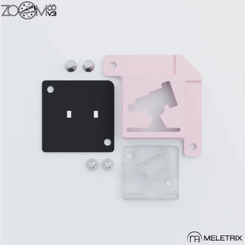 Meletrix ZOOM 65V3 Keyboard Telescope Badge Modular Custom Nightlight Transmission Modular for Mechanical Keyboard Accessories