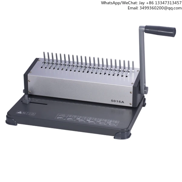 

Sale Spiral Manual Comb Binding Machine (WD-5016A)