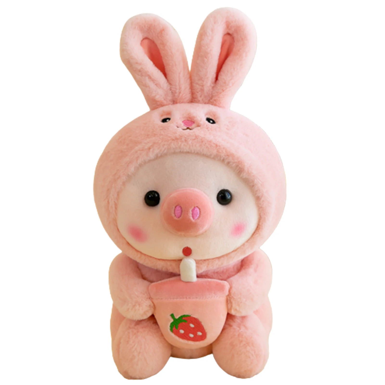 

Adorable Cartoon Pig Plush Doll Soft Stuffed Toy Kid Hugging Pillow Gift
