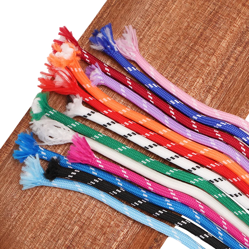1 Meter High Quality 5mm Thick Colored Polyester Rope For Mobile Phone Pendants, Cups,  Backpack Keychains, DIY Handmade Ropes
