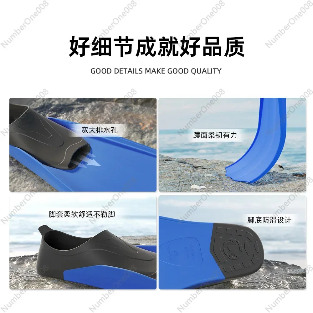 Freediving Flippers Snorkel Flippers, Adult Freediving Flippers Professional Diving Equipment