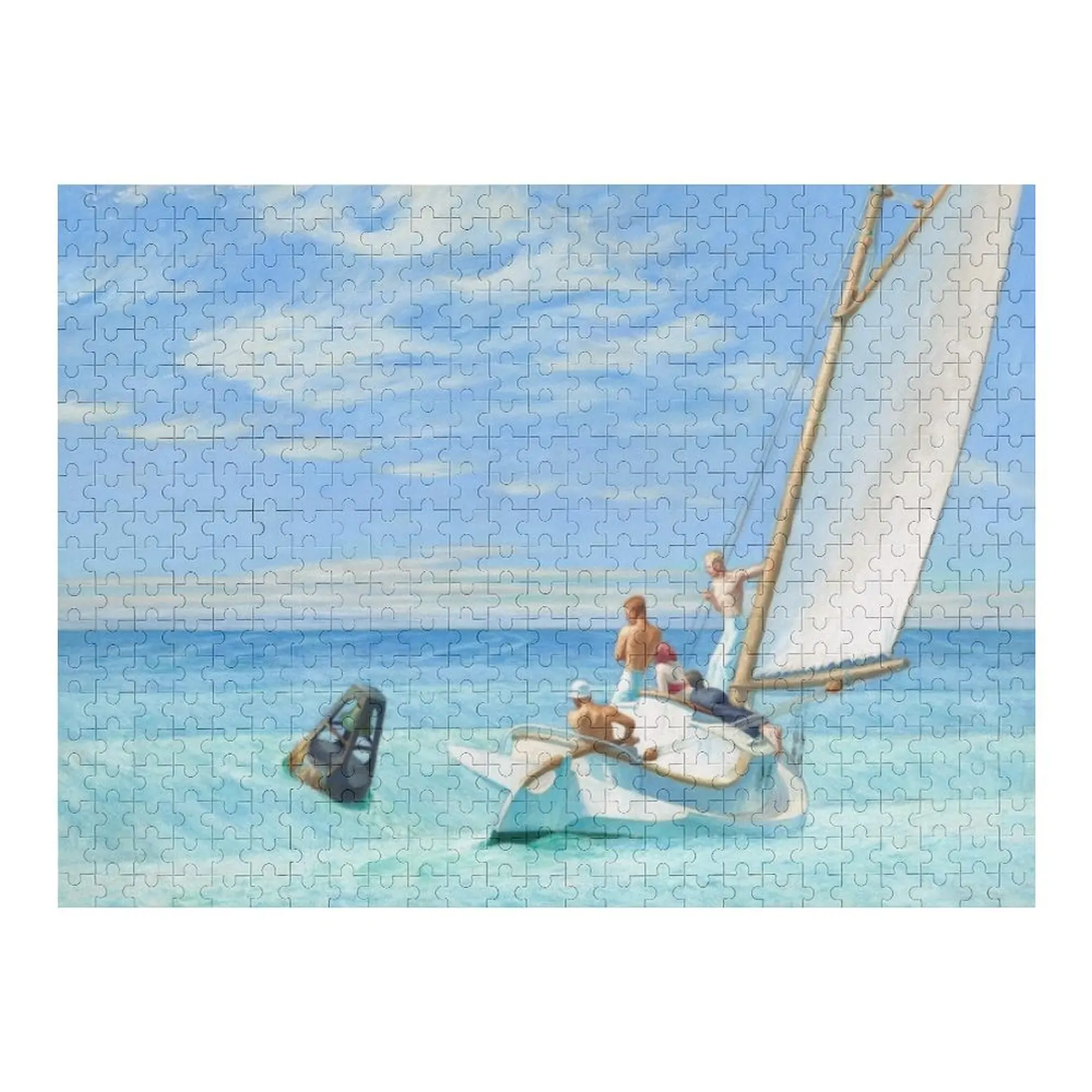 

Edward Hopper. Ground Swell, 1939. Jigsaw Puzzle Wooden Adults Personalized Photo Gift Puzzle