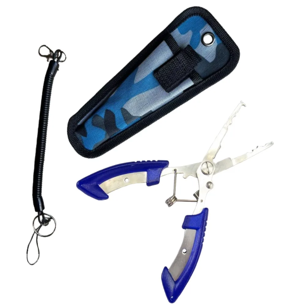 

1 Set Hook Remover Fishing Pliers Split Ring Opener Portable Stainless Steel Hook Cutter Anti-slip Straight Nose