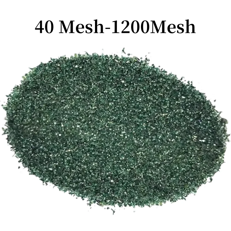 500g Grit60 ~ 1200 polvo abrasivo de pulido de carborundo verde con máquina de vaso vibratorio para pulido de ágata de jadeíta