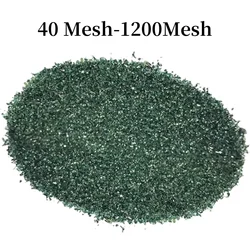 500g Grit60~1200 Green Carborundum Grinding Abrasive Powder With Vibration Tumbler Machine for Jadeite Jade Agate Polishing
