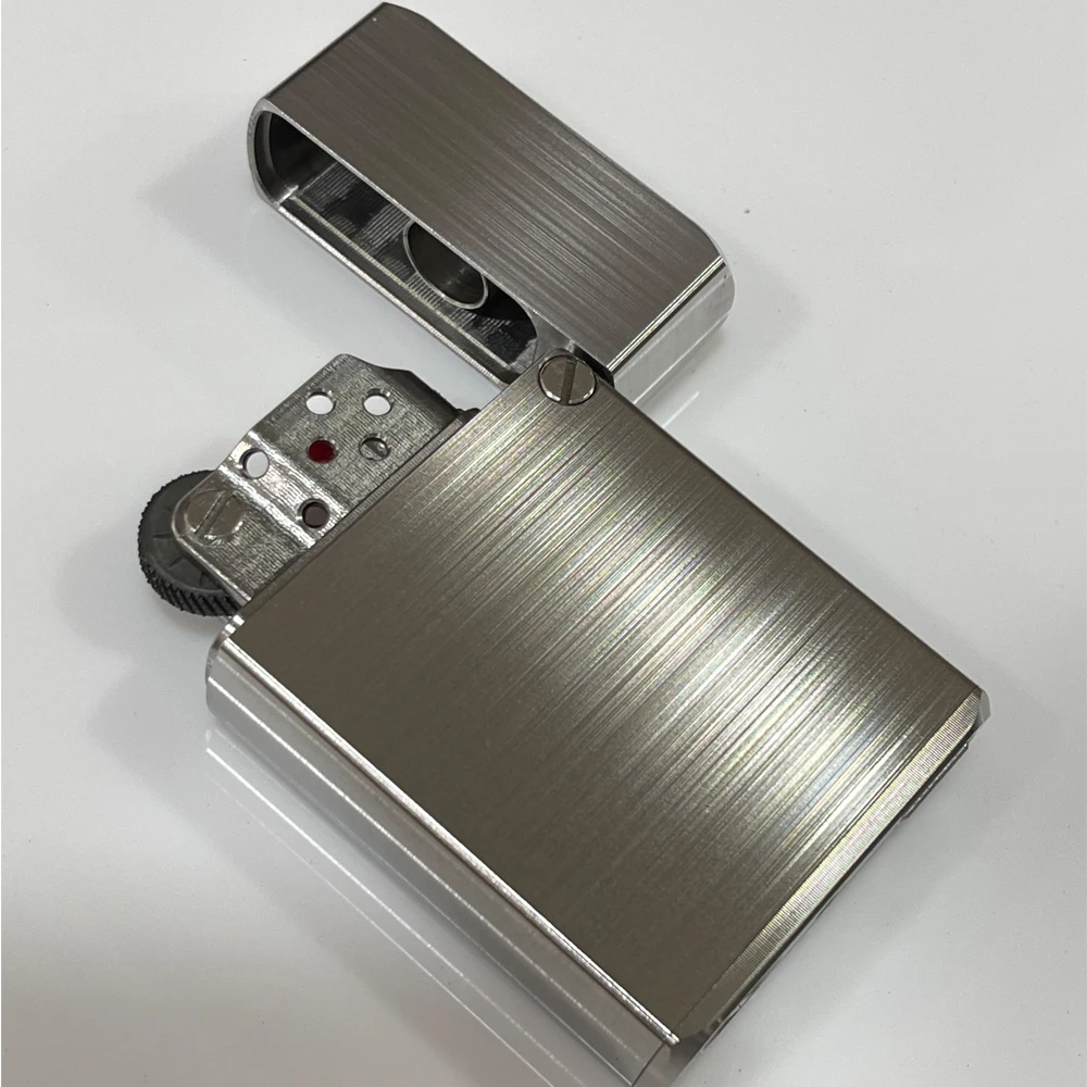 Ncn High-End Rare Fuel Lighter Stainless Steel Precision Made Kerosene Lighter Gift Long Endurance Gift Box Packaging