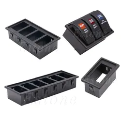 1/2/3/4/5/6/8 Way Car Auto Boat Rocker Switch Clip Panel Holder Housing For Car-Styling Auto Switches Boat Car Switches Parts