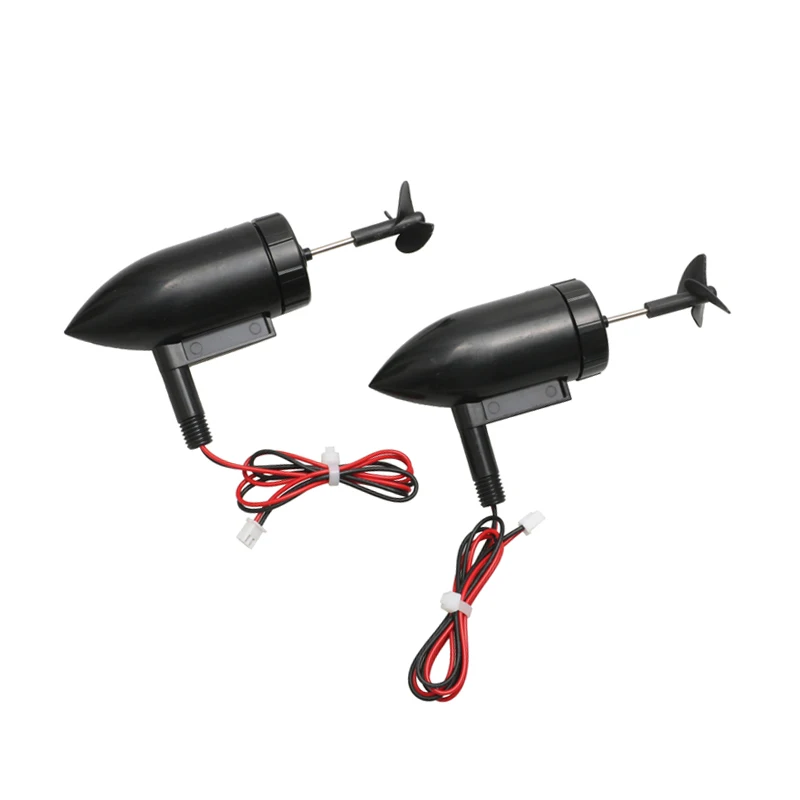Propulsor subacuático ROV, Motor de chorro de agua de 10000 rpm con hélice de 3 aspas de 26mm, Motor cepillado 390 para barco de cebo RC de 7,4 V,