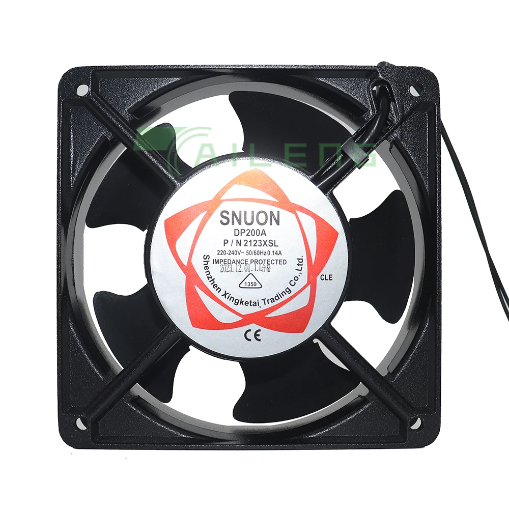 

12038 DP200A 2123XSL P/N 2123XSL 12cm 220-240V~50/60Hz 0.14A NEW SUNON cooling fan 120mm 120*120*38mm cooler