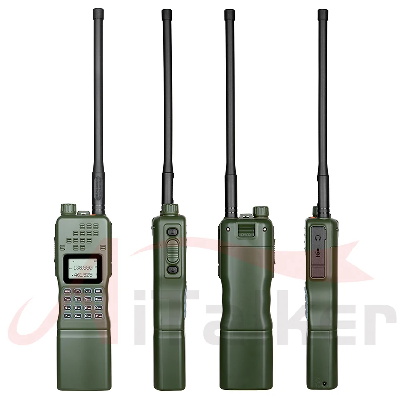 Baofeng-walkie-talkie portátil, Radio bidireccional, AR-152 AN /PRC-152, VHF/UHF, Ham, 15W, potente batería de 12000mAh, juego táctico