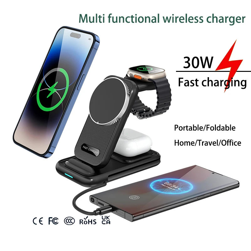 30W Qi Phone Fast C… - image