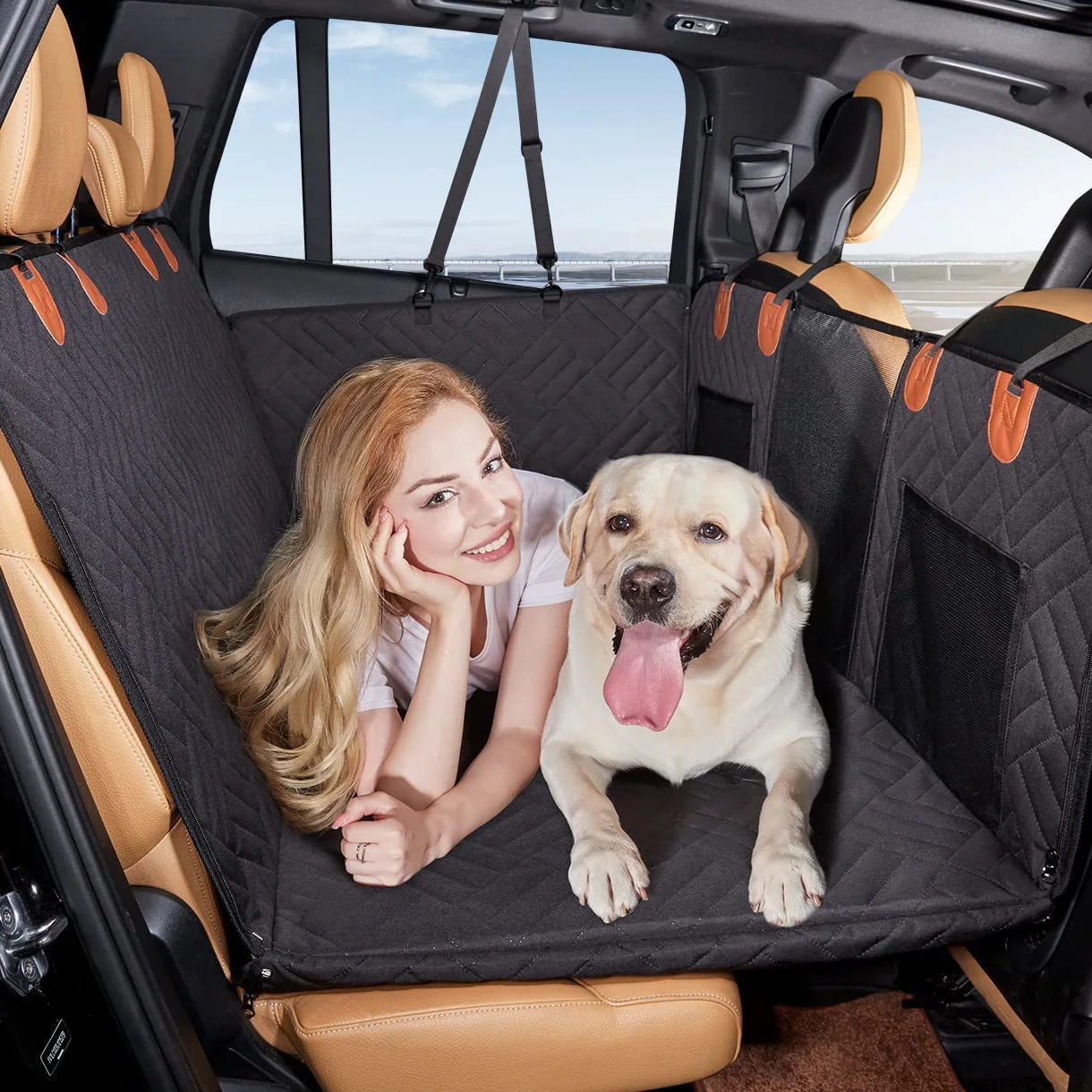 Wholesale 5 Seats Full Set Universal Car pet fur a durable pet seat cover for the car seat for Toyota RAV4