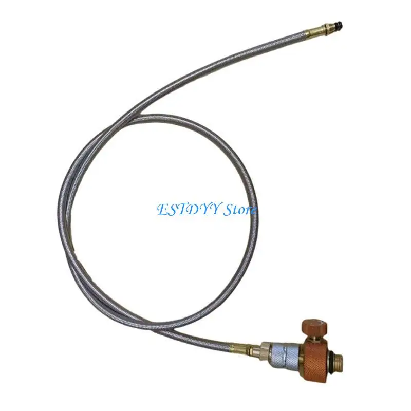 

G6DE Furnaces Connector Split Type Gas Filling Adapter Outdoor Camping Burners Adaptor