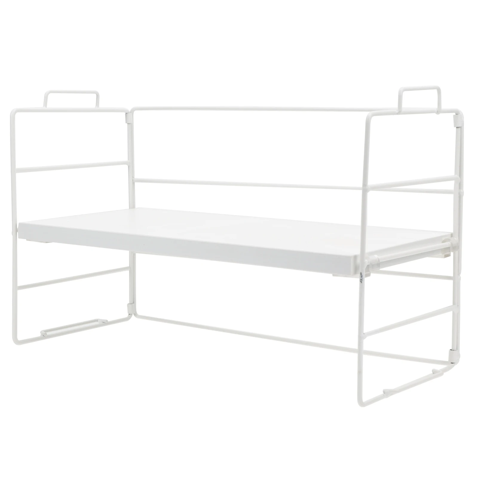 

1pcs Desktop Bookshelf Small Bookshelf Office Organizer Storage Shelf Sturdy Wood Iron Simple Fashionable Practical
