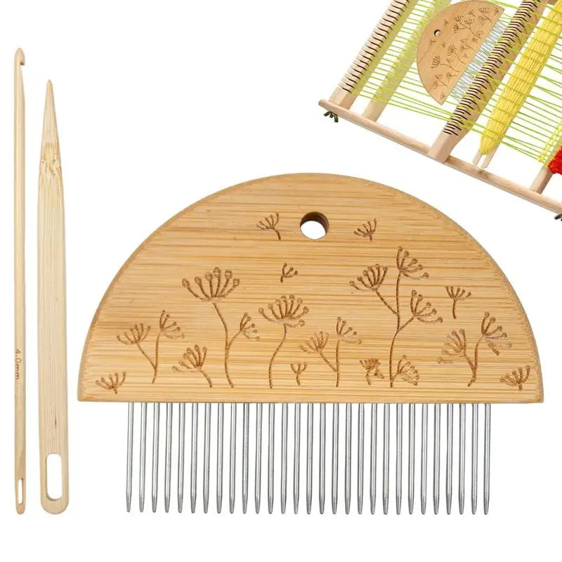 Weaving Loom Kit For Beginners DIY Weaving Loom Arts And Crafts Portable Creative Weaving Art For Kids Adults Beginners And