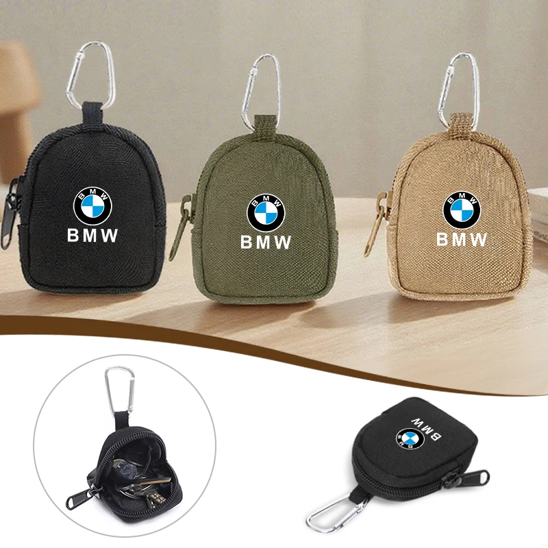 Monedero portátil con emblema de coche, mini billetera para tarjetas bancarias y monedas, para BMW M Power M3 M4 M5 M6 M7 M8 X1 X3 X5 E39 E46 E60 E90 Performance