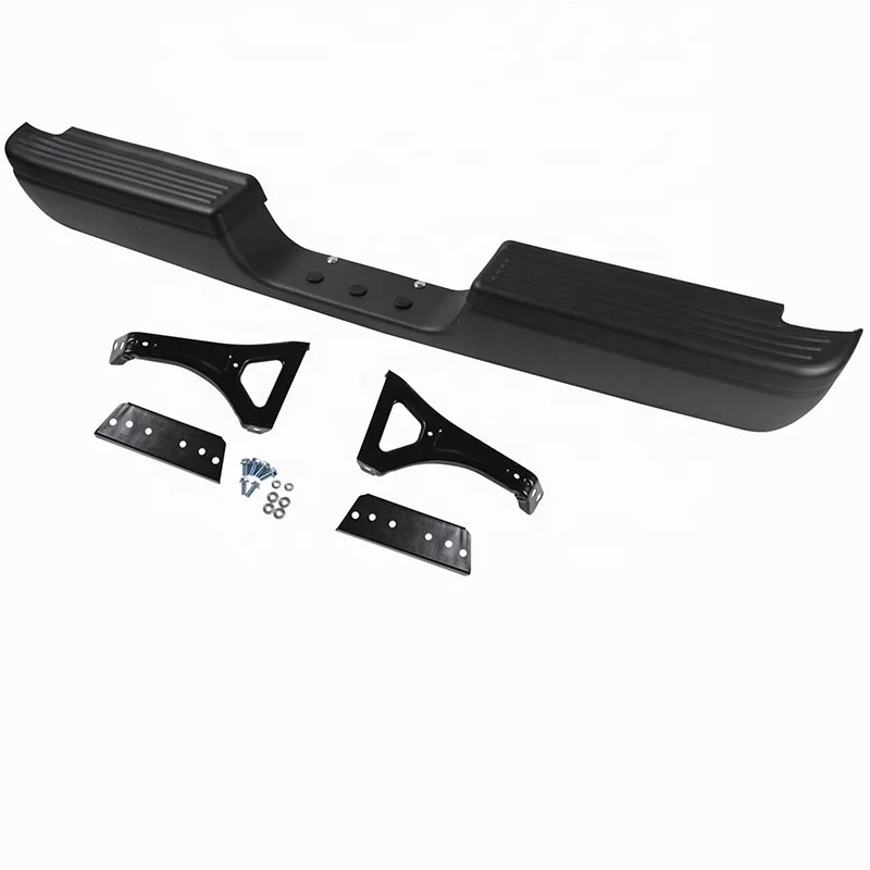 Black Rear Bumper Assembly Replacement For 94-02 Dodge Ram 1500 2500 Pickup (Fits: More than one vehicle)