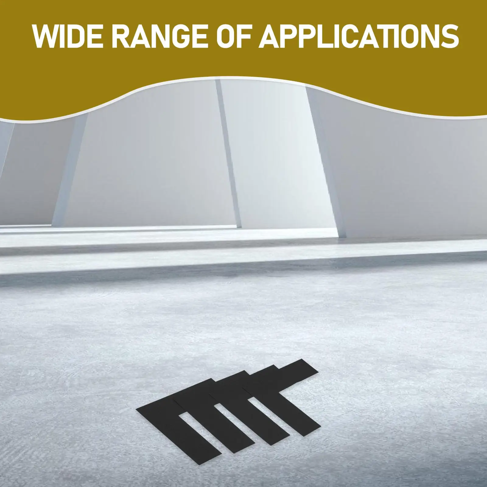 8 قطعة علامات تحديد المواقع الأرضية علامات الأرضية L على شكل أشرطة مكتب ملصقات الخرسانة مقاومة للاهتراء مستودع المكاتب