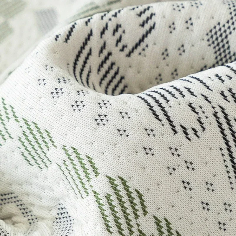 Space Cotton Geometric Jacquard Couch Cushion Non-slip Sofa Cover Washable Couch Mat Multi-size Combination Straight Sofa Mat
