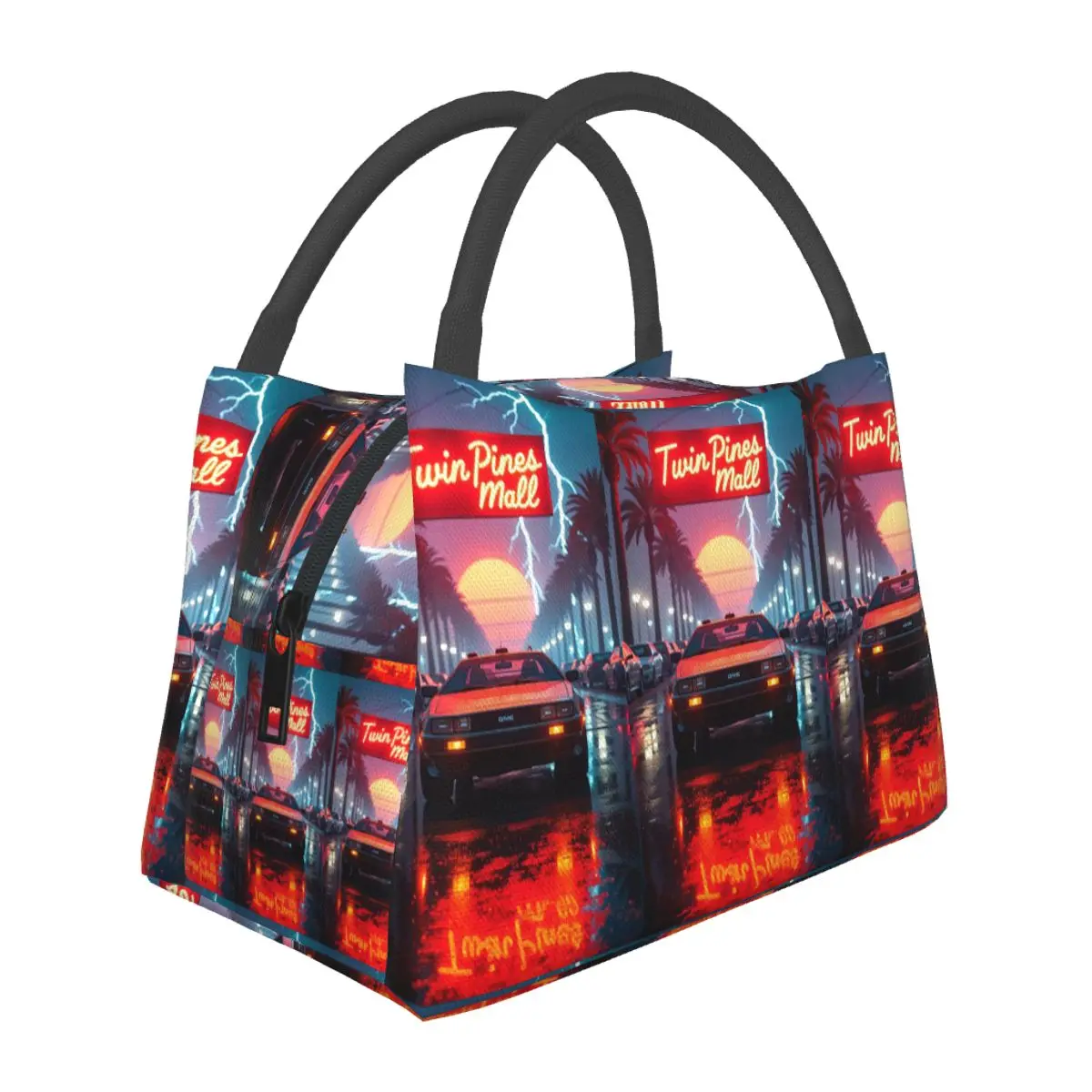 

Термосумка DeLorean Time Machine Back To The Future для обедов, контейнер для еды, термоконтейнер, сумка-холодильник