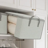 Grand sac de rangement pliable pour la maison, sac de rangement pour vêtements, couette et articles divers, gain de place, haute capacité de charge 3