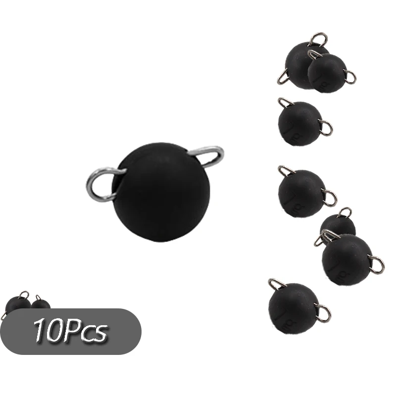 الصيد ثقالة الصيد الملحقات تهزهز رئيس رصاصة الأوزان عدة إغراء لينة 1 جرام 1.5 جرام 2 جرام 3 جرام 5 جرام هوك Aggravate ، 10 قطعة/الحقائب #1