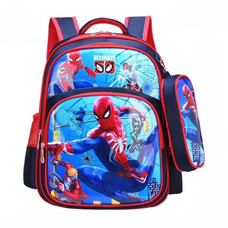 

Disney cartoon black Mickey Mouse Captain America frozen Kids Backpack Schoolbag kids Cute Shoulder Bag