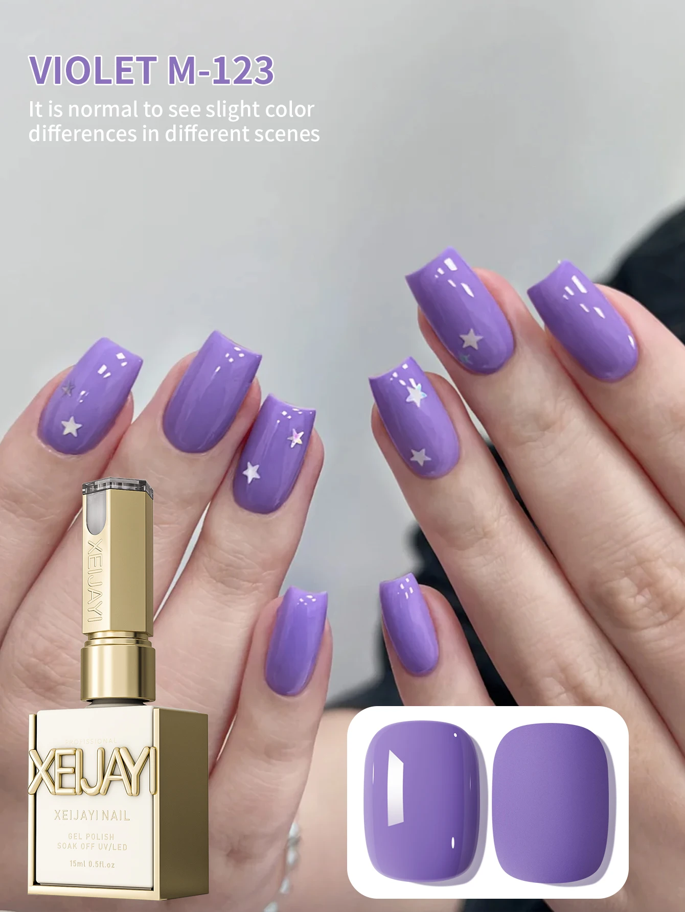 1개 15ML 퍼플 젤 네일 폴리쉬 무향 소크 오프 UV LED 포뮬러, 인기 있는 그린 색상, 완벽한 선물