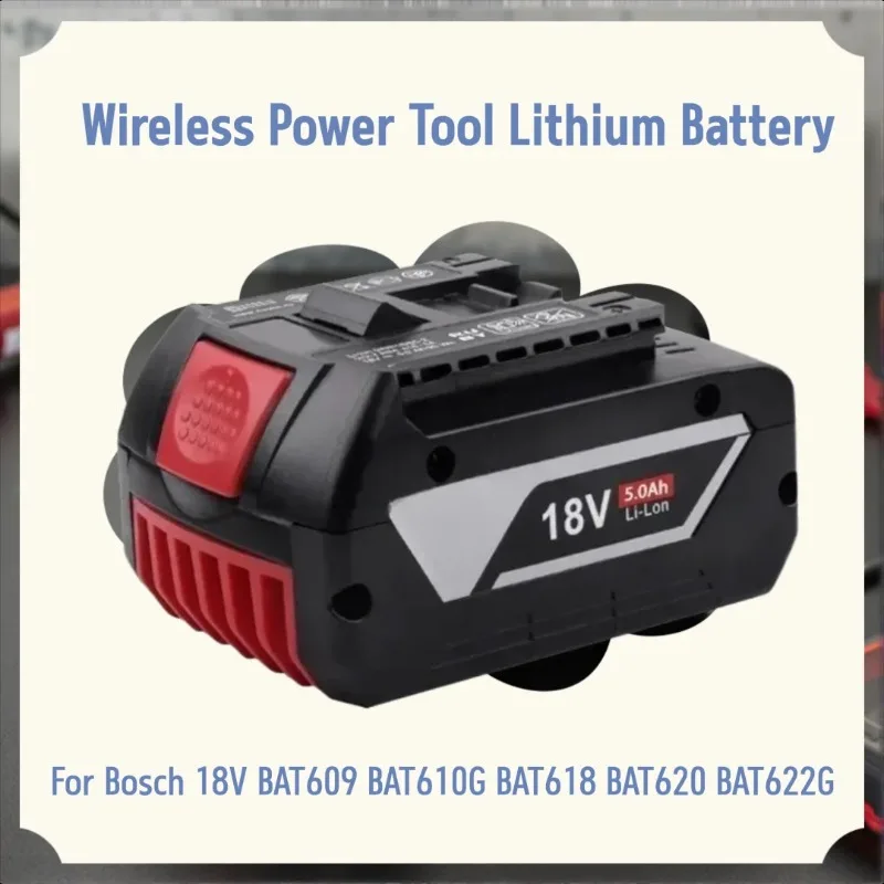 

For Bosch 18V BAT609 BAT610G BAT618 BAT620 BAT622G Wireless Power Tool Lithium Battery