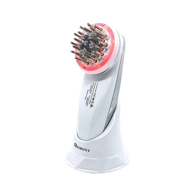 Electric Laser Hair Growth Comb Anti Hair Loss Massage Therapy Infrared Red Light Ions Vibration Massager Brush