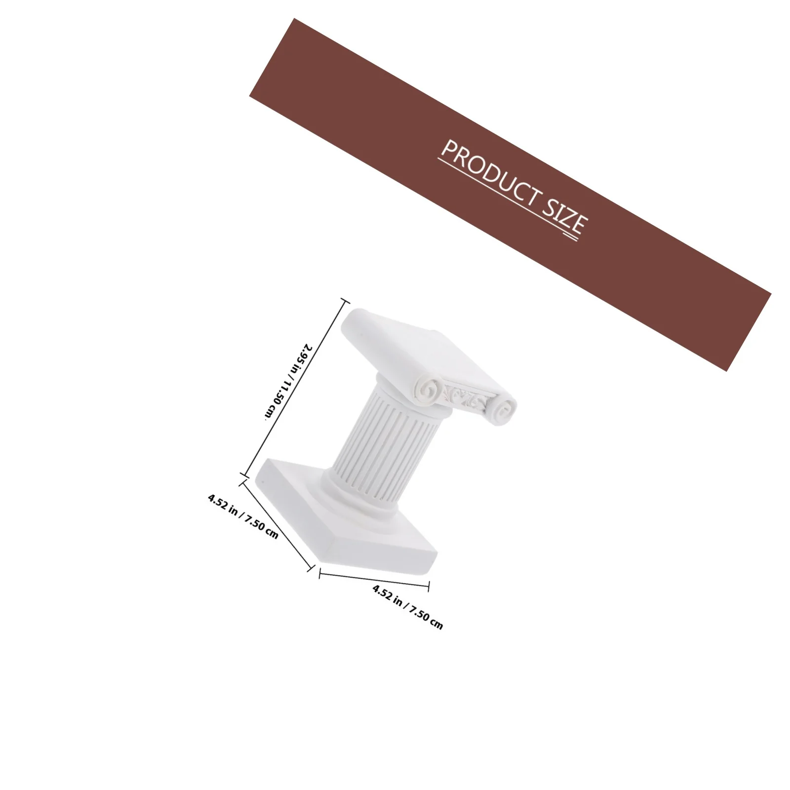 حامل عمود الراتنج زخرفة زخرفية للعمود الروماني لحفلات العشاء المنزلية وحامل عمود