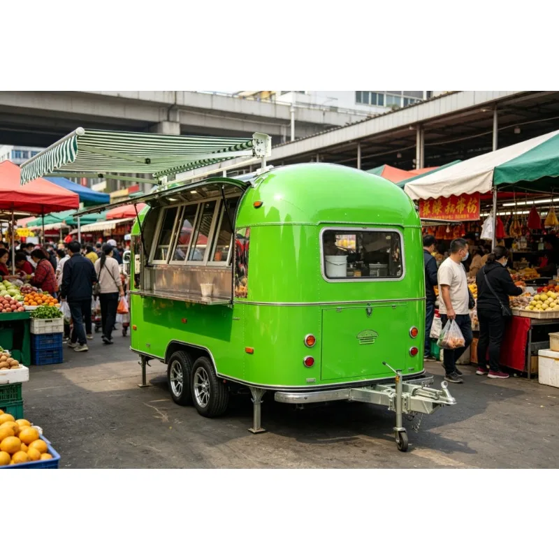 Original Customized Food Truck with Full Kitchen Multi Color Mobile Food Trailer Best Price