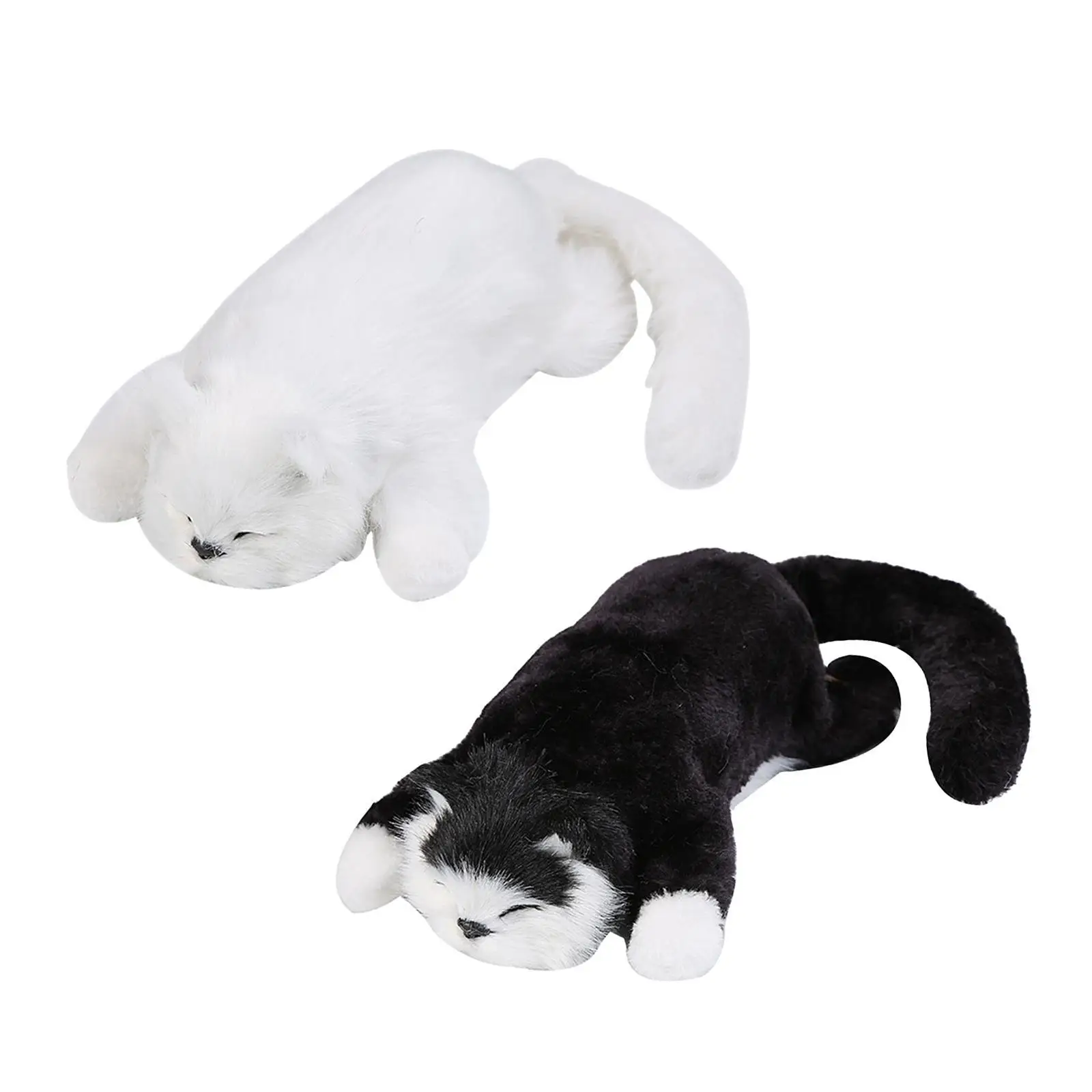 Animale di peluche elettrico con gatto rotolante per un amico della buonanotte, regalo di compleanno per le vacanze