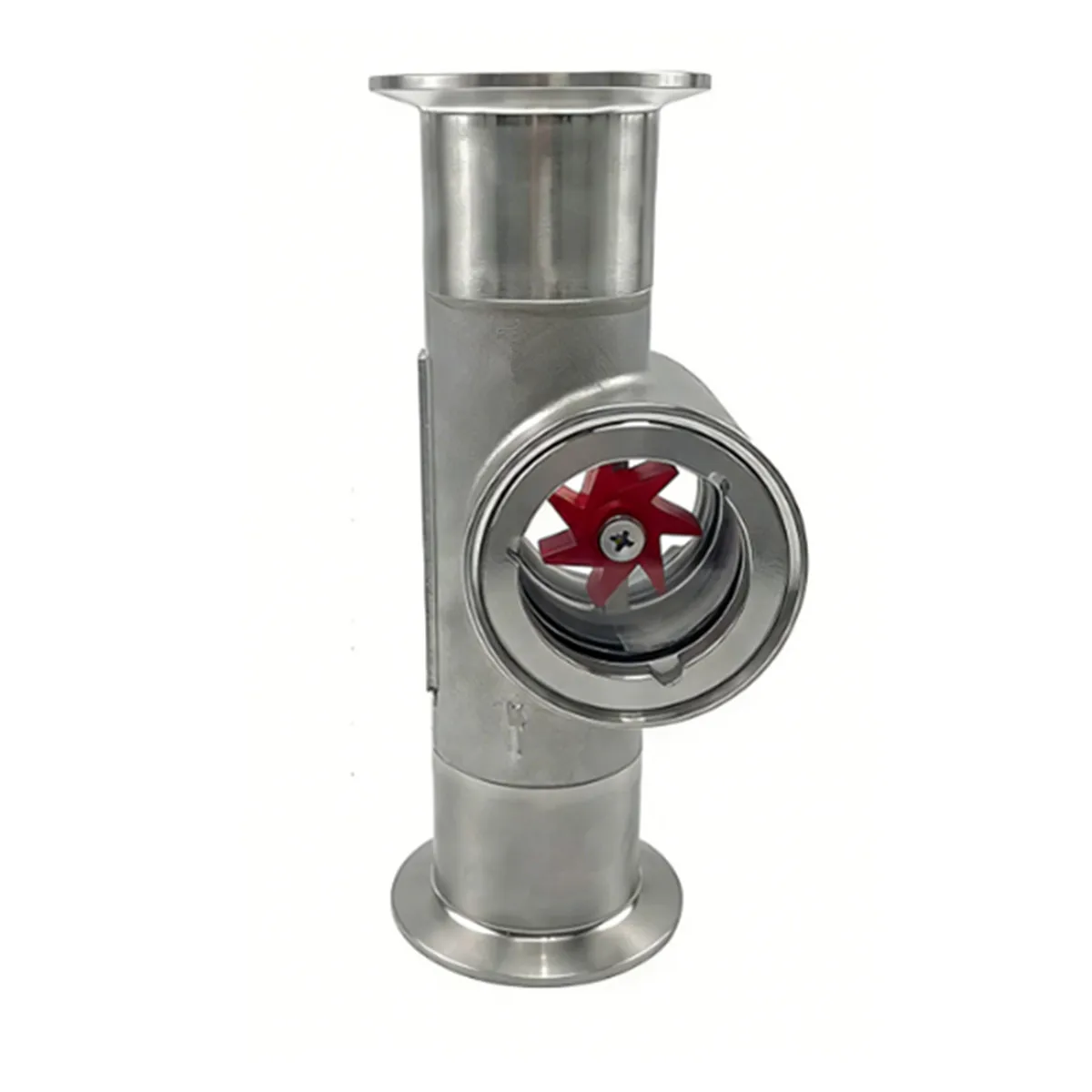 3/4,1,1-1/4,1-1/2 Sight Glass Tri Clamp OD 50.5MM Water Flow Indicator With Plastic Impeller Stainless Steel 304