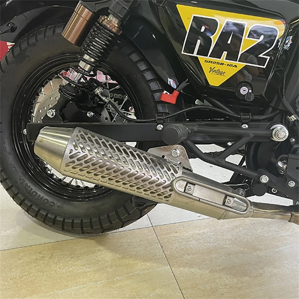 

For RA2 exhaust pipe insulation cover modification For CYCLONE RA2 RA 2 exhaust pipe anti scald cover muffler cover guard plate