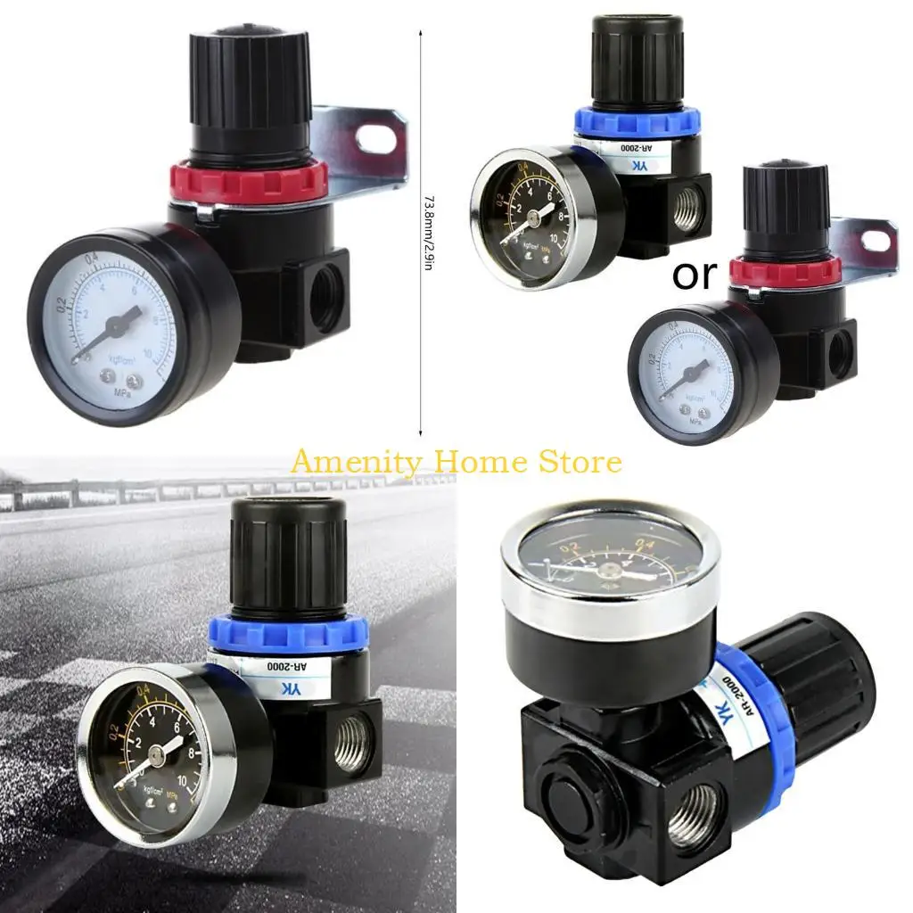 

F26C Регулируемый мини-переключатель давления воздушного компрессора AR2000 BR3000 BR4000 G1/4 Регулирующий клапан регулятора с