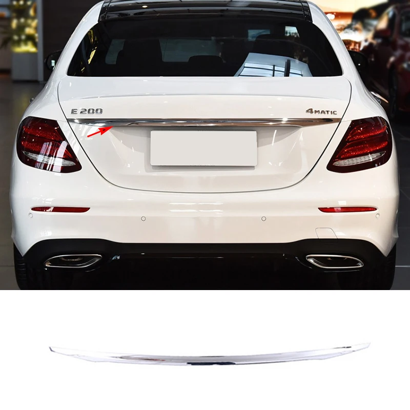 

A2137570000 2137571300 Trunk Rear Back Door Tailgate Chrome Trim Chromium Styling For Mercedes Benz E Class W213 E260 E300 E200