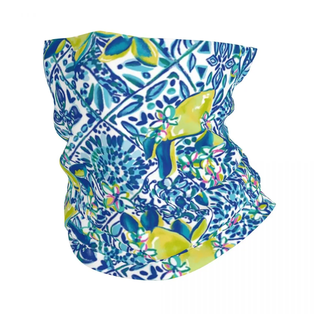 

Бандана Lily Pulitzer, маска с принтом, шарф, универсальный велосипедный шарф для бега, унисекс, для взрослых, зима