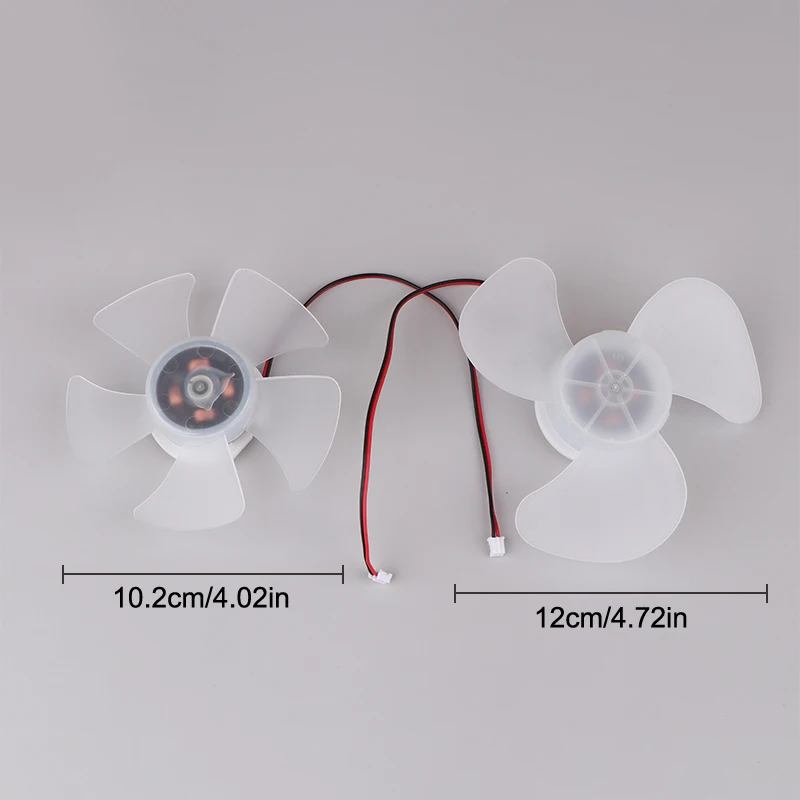 5Inch Brushless Fan Motor DC5-9V Fan Motor Desktop Fan Core With 3/5 Fan Blades High Air Volume