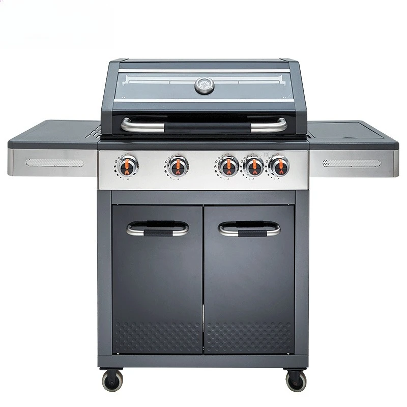 

Gas BBQ outdoor patio non-smoking household charcoal large