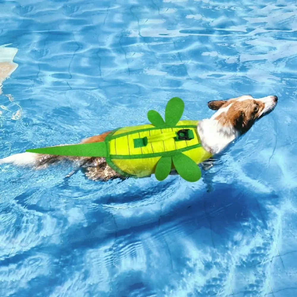 العملي ليتل النحل كلب سترة نجاة تنفس قابل للتعديل الصيف ملابس السباحة لينة الكلب ملابس السباحة للكلاب القطط #2