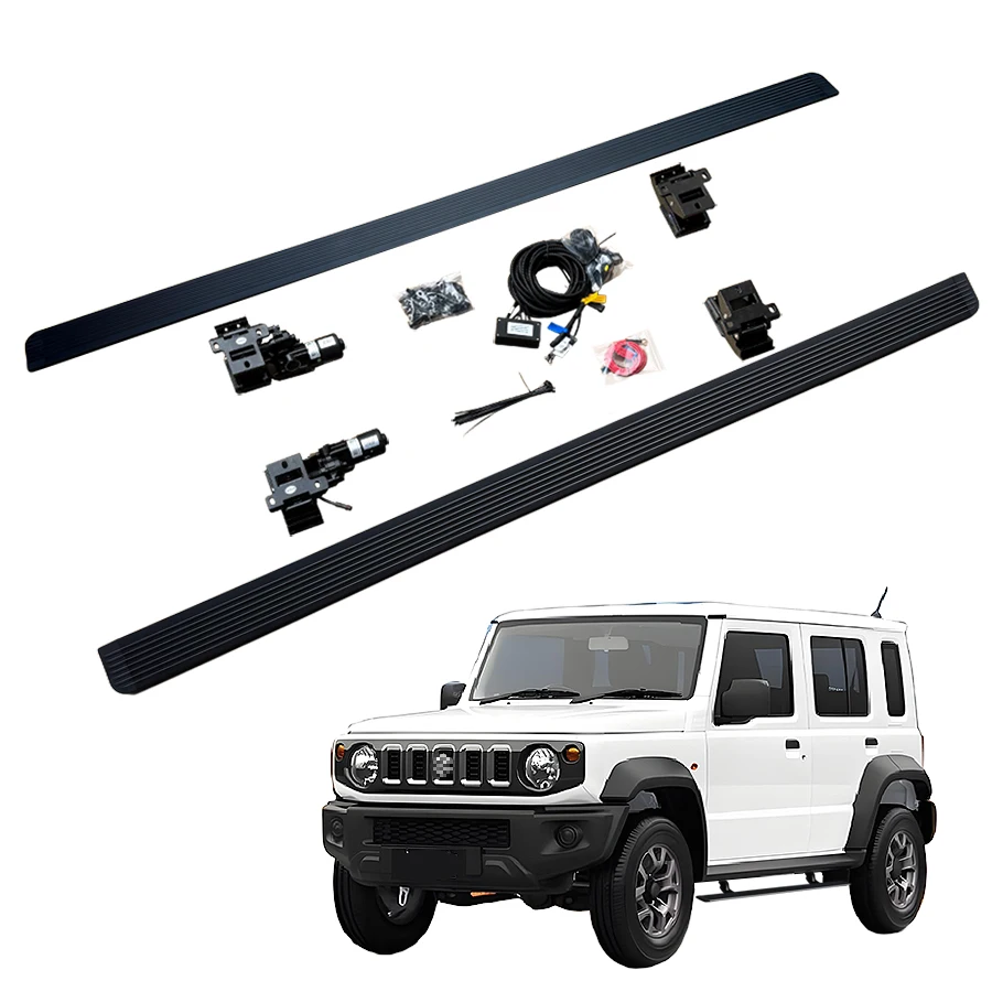 

Stock Available Aluminum Automatic Electric Power Side Step Running Board for SUZUKI JIMNY 4 Door 2 Door 2019-2025