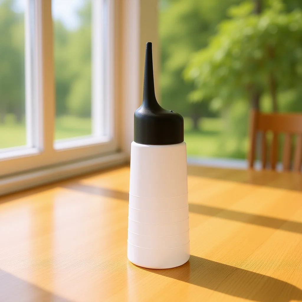 

Пустая бутылка-аппликатор 15X5X4 см, черный наклонный наконечник со шкалой для краски волос, шампуня, кондиционера, лечение кожи головы, выдавливание