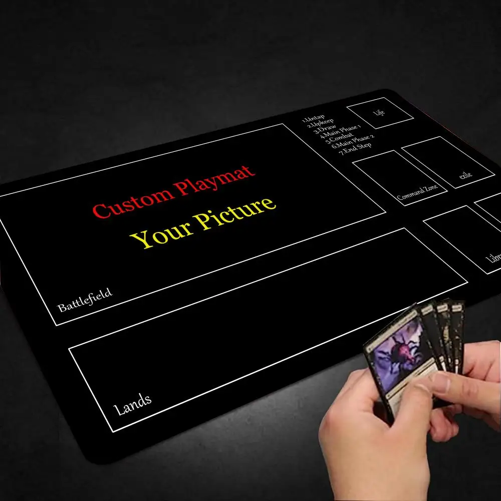Kawaii لطيف السنجاب ماوس الوسادة الخيال تحت عنوان ل MTG TCG الألعاب Playmat لعبة اللعب حصيرة مبارزة منصات المبتدئين بطاقة Battles DIY بها بنفسك