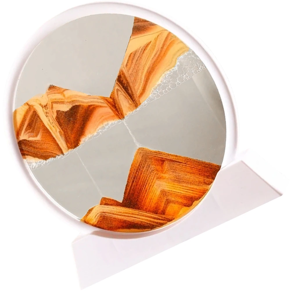 3D Flowing Painting Ornament Desktop Quicksand Painting Living Room Office Decoration Landscape Sand Art Picture Moving Sand Art