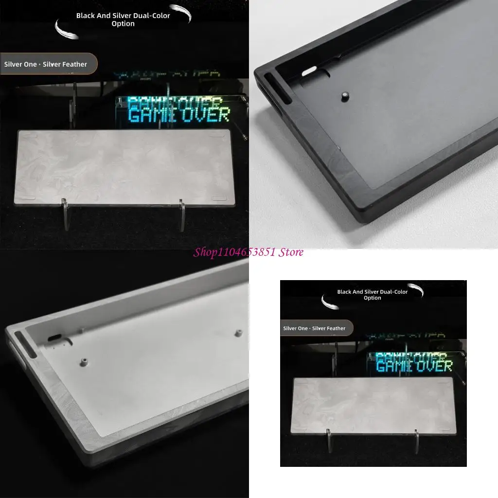 High Strength Keyboard Enclosure Case Durability Anodized Aluminum For GH60 Shell Customizable 